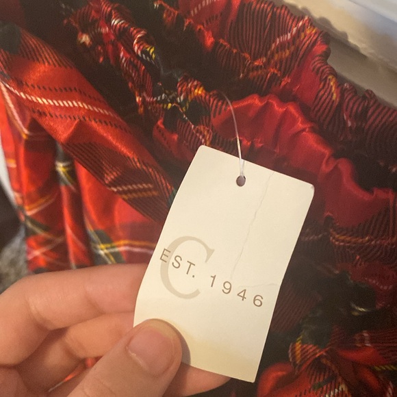 NWT plaid bow maxi skirt - Picture 7 of 7